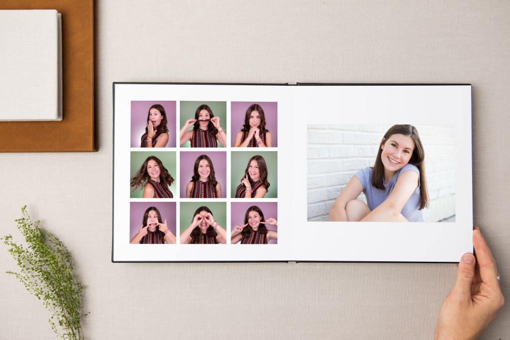 Senior photo album from Case Studios Photography