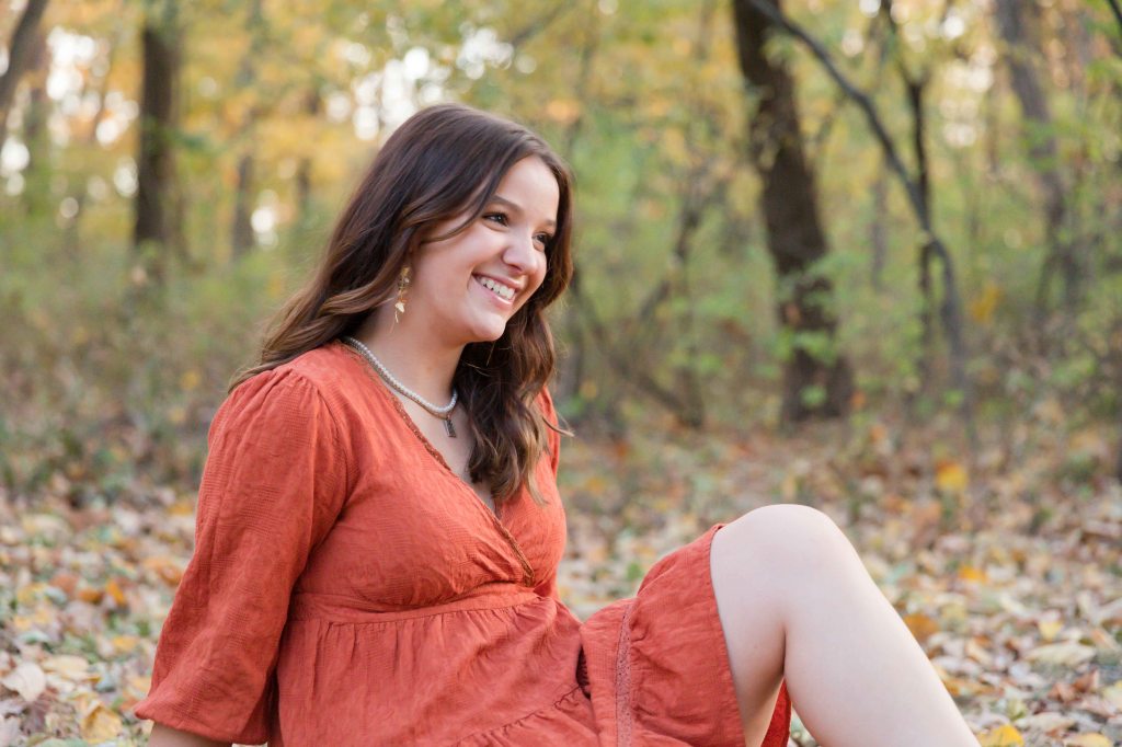 fall senior portraits in Kansas City area by Case Studios Photography