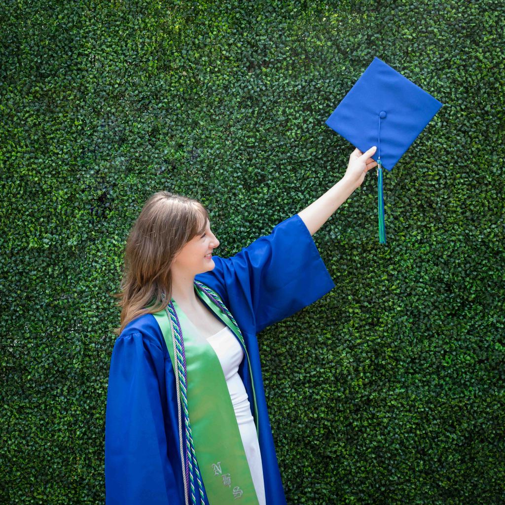 senior portrait that became a treasured family memory